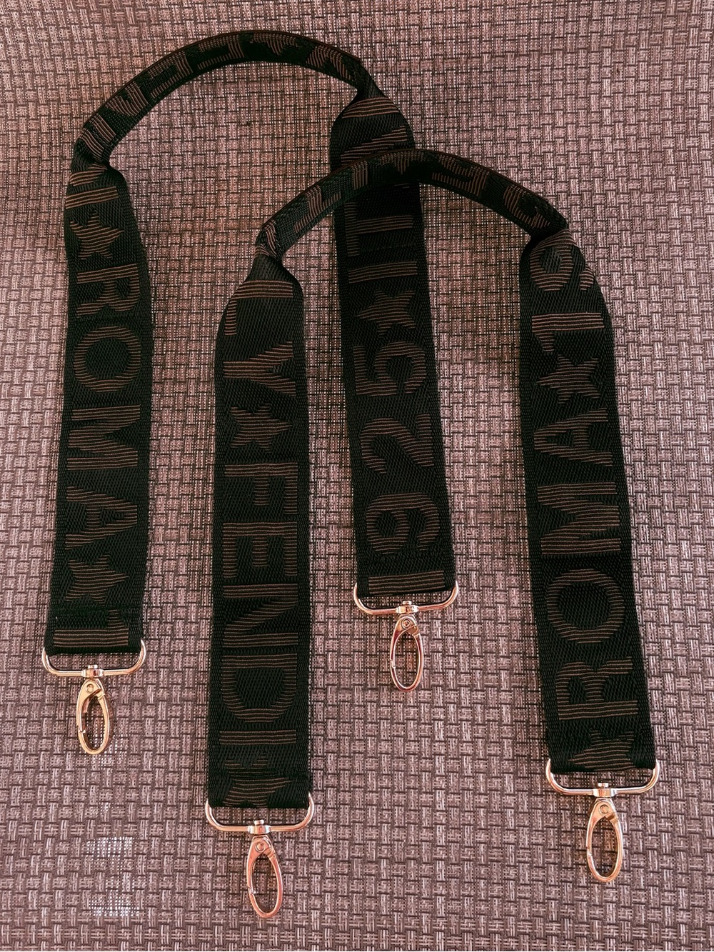 Authentic Fendi Canvas Handles Straps